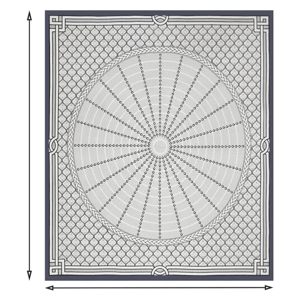 White_Cotton_Majestic_Mandala_Luxe_Double_Bedsheet_With_Pillow_Cover_100_X_108_Cm